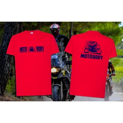 T-Shirt Męski Czerwony  JHK